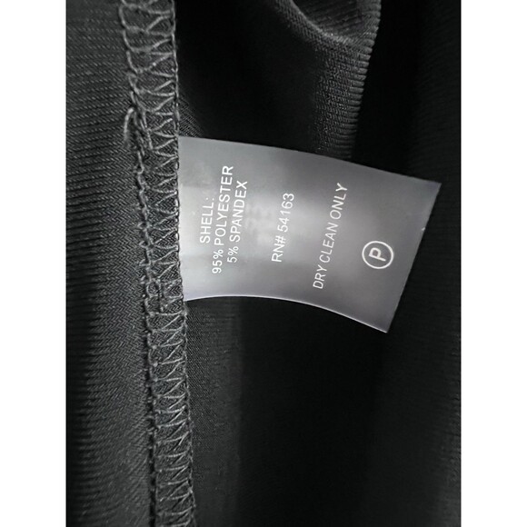 Calvin Klein Womens Shrug Sz L Black Stretch Bolero Cropped Cardigan 3/4 Sleeve - Picture 4 of 4